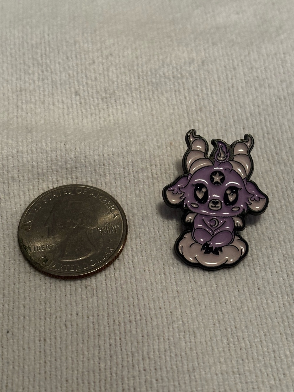 Pastel goth pin